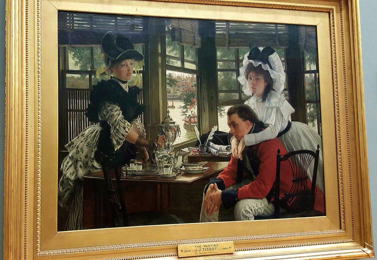 EdHautacam's tweet image. La séparation / Mauvaises nouvelles (1872) de James Tissot (1836-1902).

#EnVrai au Musée national du Pays de Galles à #Cardiff @AmgueddfaCymru