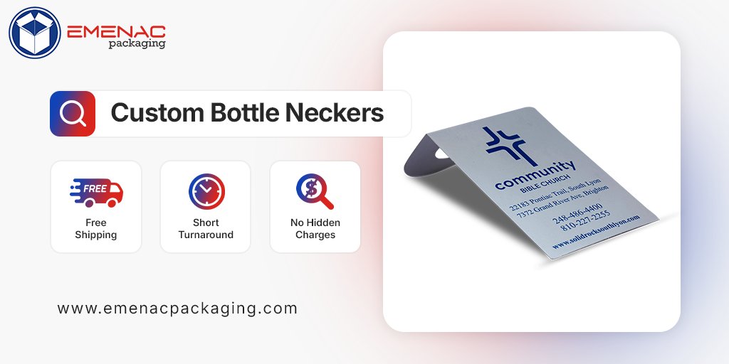 EmenacPackUSA's tweet image. Are you looking for custom bottle neckers at an affordable price? Emenac Packaging USA delivers premium bottle neckers with free shipping, short turnaround.

👉 Order now for fast shipping: shorturl.at/GJ8WI
.
.
#EmenacPackagingUSA #bottleneckers #packaging #bottle