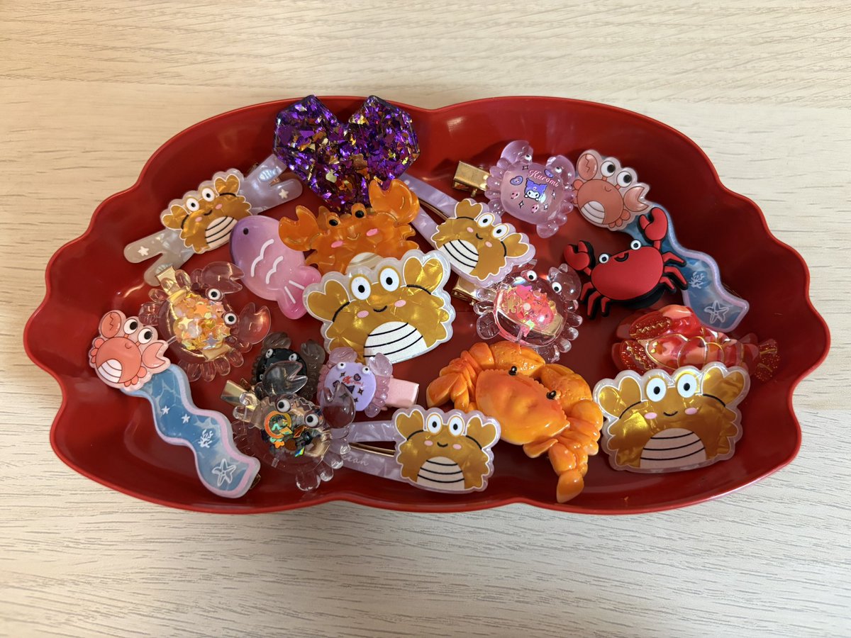 中野ロープウェイでお買い物🦀✨

2枚目は、これまでに購入したカニ達です😌こうして見ると結構集まった‼️
蟹グッズ色々と仕入れてくださってありがとうございます😆

#蟹グッズMAP
#蟹グッズクラブ