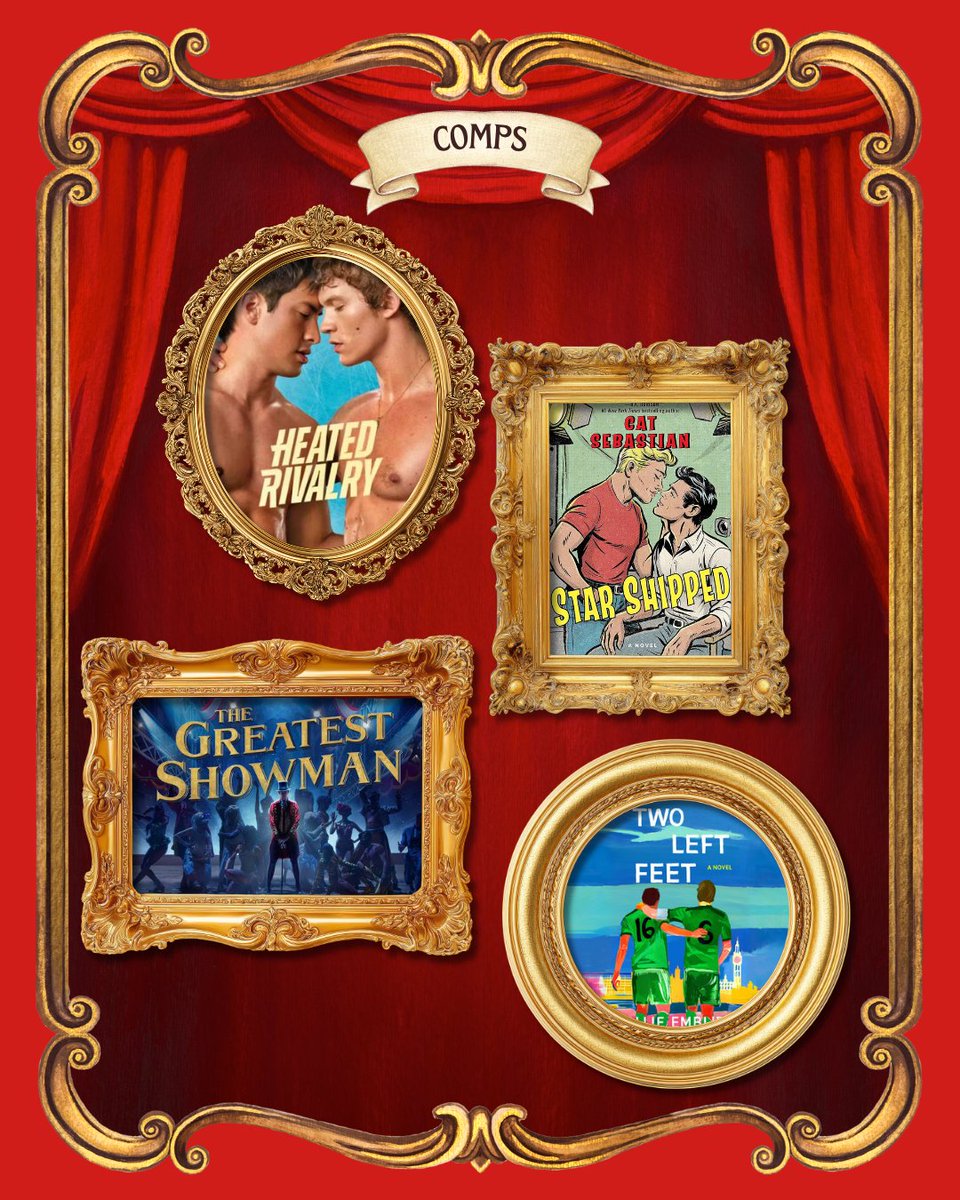 HEATED RIVALRY X STAR SHIPPED 

After Vincent’s acro partner is banned from their theater, he must create an entirely new act with his biggest rival or face unemployment.  

🎪Rivals to lovers
🤸‍♂️ Found family
🍿 Only one bed

#AgentsGuide #QuestPit #Q #A #R
✒️ Adelaide Cabernet