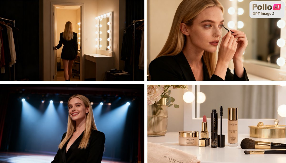 Luxury Beauty Ad Storyboard