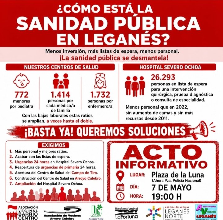 Asociación Vecinal Leganés Norte tweet media