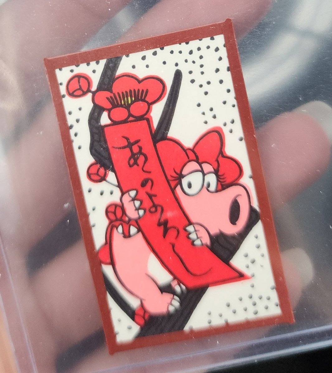 Hyena_Muffin's tweet photo. The last week i bought this from ebay and today came, i really love this tiny card look so great!!! I'm in love!! Now she will be part of Birdo Collection π ππ
#Birdo #SuperMario #Birdetta https://t.co/rt4wu1RLlr