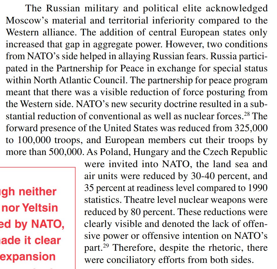 peresuslog's tweet photo. @psiphi_gavagai @ConservaWonk @dylanc78 @vtchakarova That actually strengthens the argument Russia is a realist power applying Walt's balance of threat logic. NATO expansion triggered varying responses based on the threat perception at the time and the degree of Russian interests in the particular region. https://t.co/X6ajSjtcHq