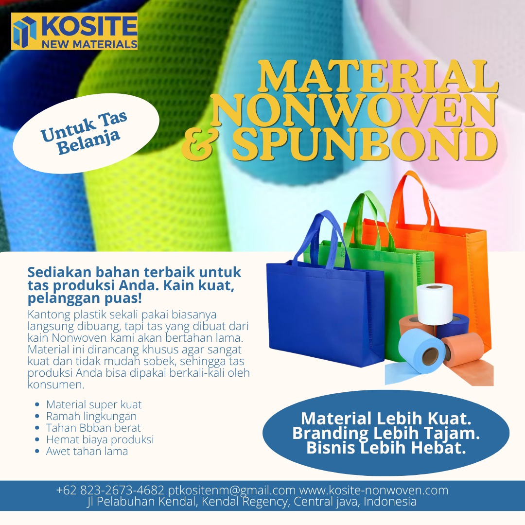 kedebonnm2's tweet image. Bermitralah dengan kami untuk menghadirkan solusi pengemasan ramah lingkungan yang memperkuat posisi bisnis Anda di pasar internasional.

#EcoFriendlyPackaging #SustainableBusiness #NonwovenBags #RetailSolutions #USARetail #UKMarket #ReusableBagMaterial  #PremiumSpunbond