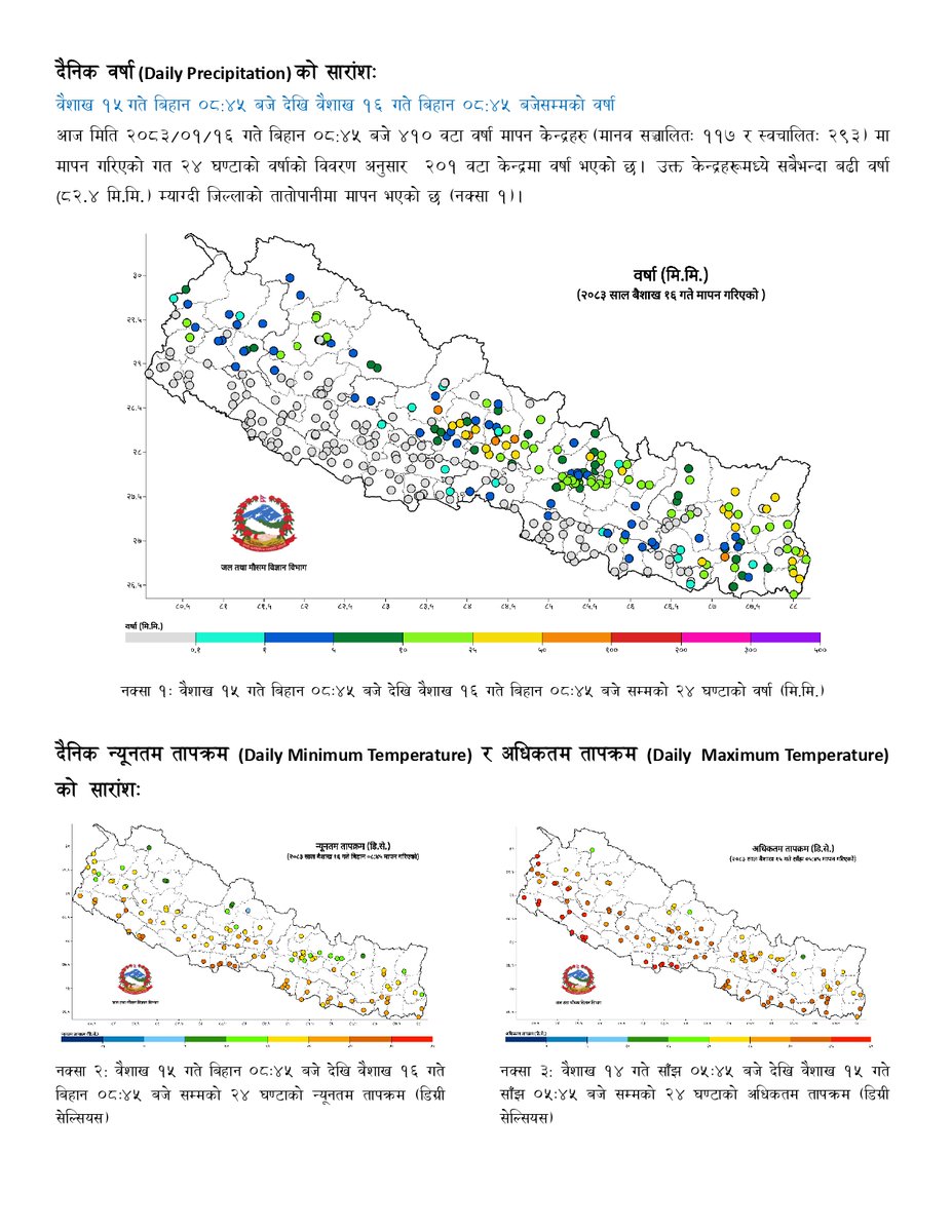 NDRRMA_Nepal's tweet photo. १६ वैशाख, २०८३
#SitRep 2136
विपद्का घटना सम्बन्धी थप विवरणका लागि तलको लिङ्कमा जानुहोस् ।
https://t.co/cdRECOrJ9q
विपद्का घटना सम्बन्धी सूचना र सन्देशका लागि तलको लिङ्कमा जानुहोस् ।
https://t.co/W4CF8HyjWu https://t.co/yTYhKwARk2