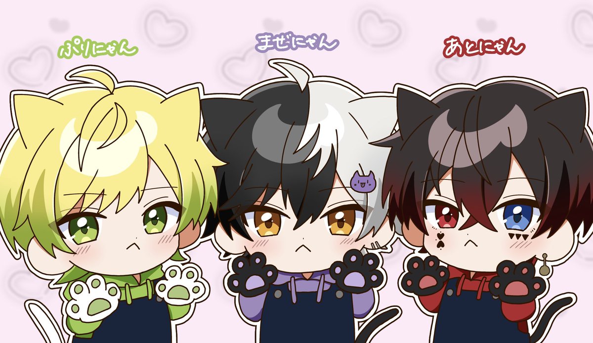 nanaaki_469's tweet image. 📣💜💚❤️×🐱

 #プリうま  #まぜすけっち 
 #あっといらすと
