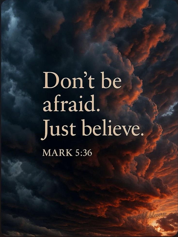 thompsonb2569's tweet photo. - Mark 5:36 https://t.co/TmFhYgf5Kz