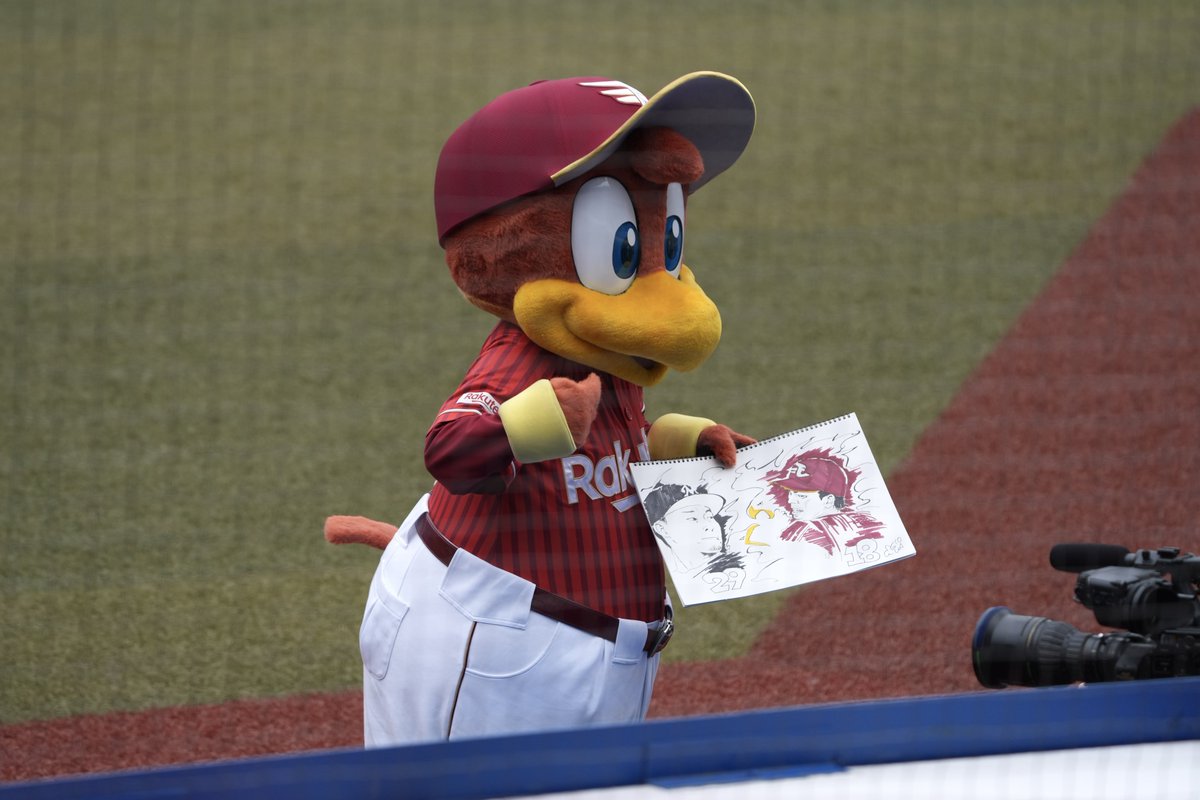 _mtpi's tweet photo. 20260429 ZOZOマリンスタジアム
私が描きました🎨
#クラッチ画伯
#RakutenEagles https://t.co/23GXMvc059