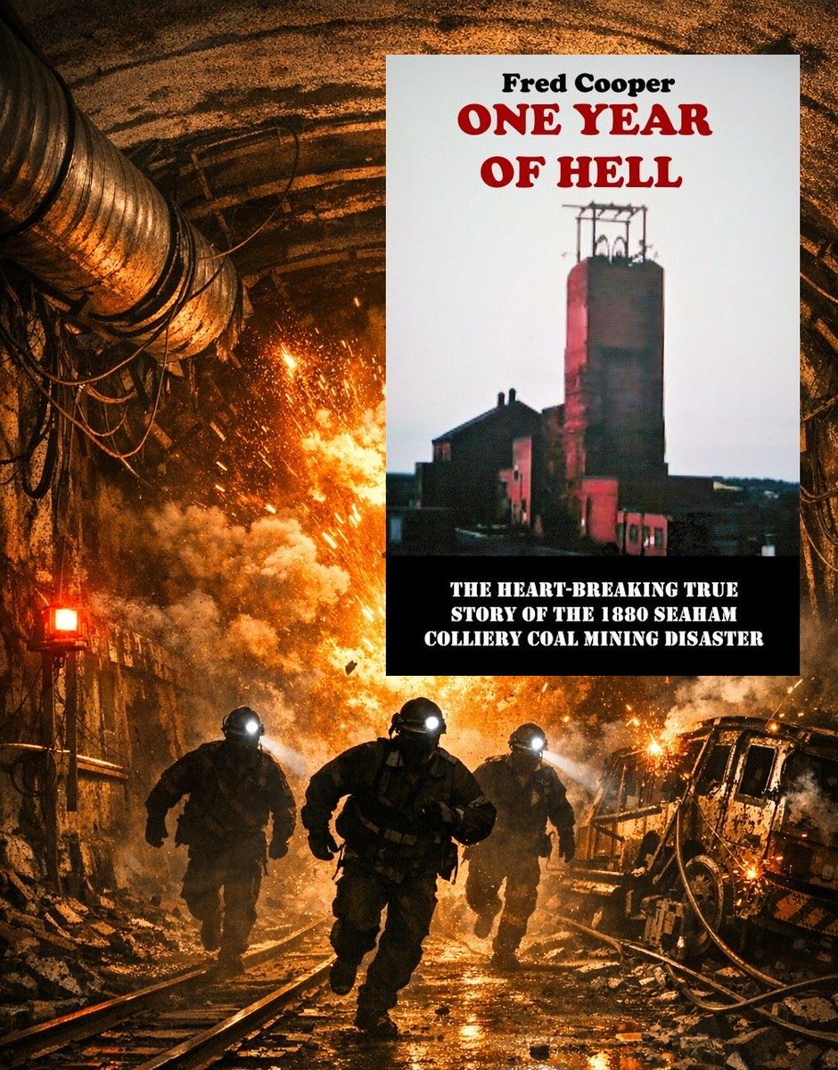 fredcooper190's tweet photo. This book "One Year of Hell" is a must-read for ex #miners, descendants of the victims of the 1880 Seaham Colliery Disaster and the people of #Seaham and #Durham. Why not take a look here ............. 
(link: https://t.co/d1G2qRlvhj) https://t.co/XatV1zDI8X