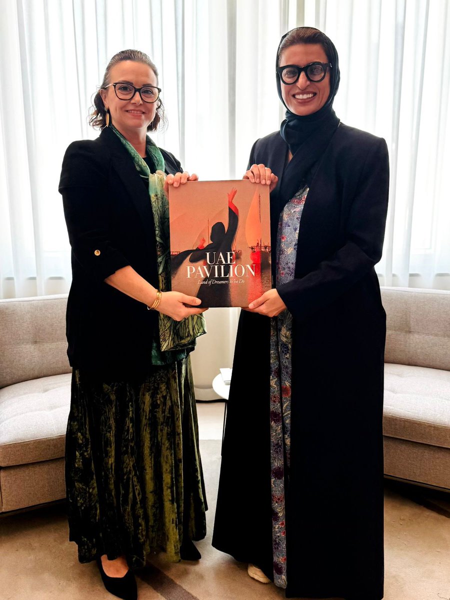 UN_UAE's tweet photo. The UN RC @BBoell met with H.E. Noura Al Kaabi, Minister of State at @mofauae, for a constructive exchange on women’s leadership, digital transformation, and inclusive participation. 

#GenderEquality #DigitalInclusion #UNinUAE https://t.co/qcWHAqyl0c