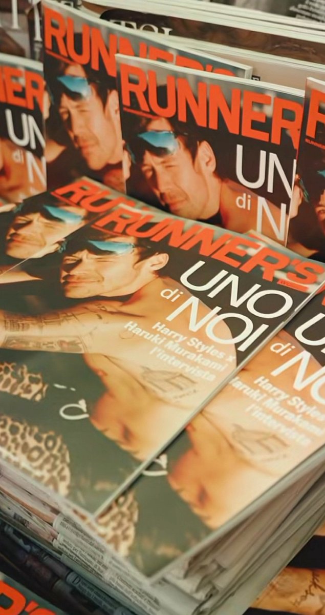 🏃 HARRIES CORRETE IN EDICOLA! 

Da oggi è finalmente possibile trovare in tutte le principali edicole italiane il numero di Runner's World Italia con Harry in copertina!