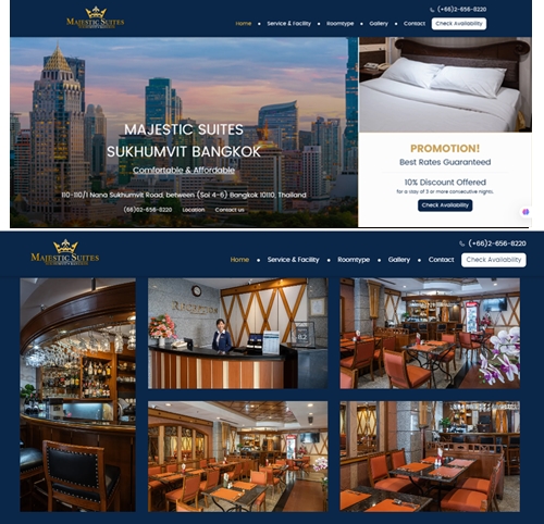 “Please allow me to introduce the business of my client.”
PROMOTION!. majesticsuites.com | 10% Discount Offered.
The subtle elegance and warm ambiance of our 54 rooms. 
Conveniently located on the main Sukhumvit Road.
#Nana_Plaza_Hotel_Bangkok #Nana_Hotel_Bangkok_Soi_4