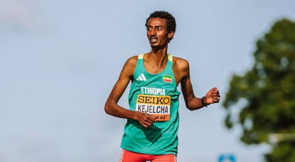 Actually, it was TWO African runners who broke world record and ran the marathon in under 2hours this week: London Marathon winner Sabastian Sawe of Kenya 1:59:30 and 2nd place Yomif Kejelcha of Ethiopia, running his FIRST marathon at 1:59:41.
11 seconds separated the two runners