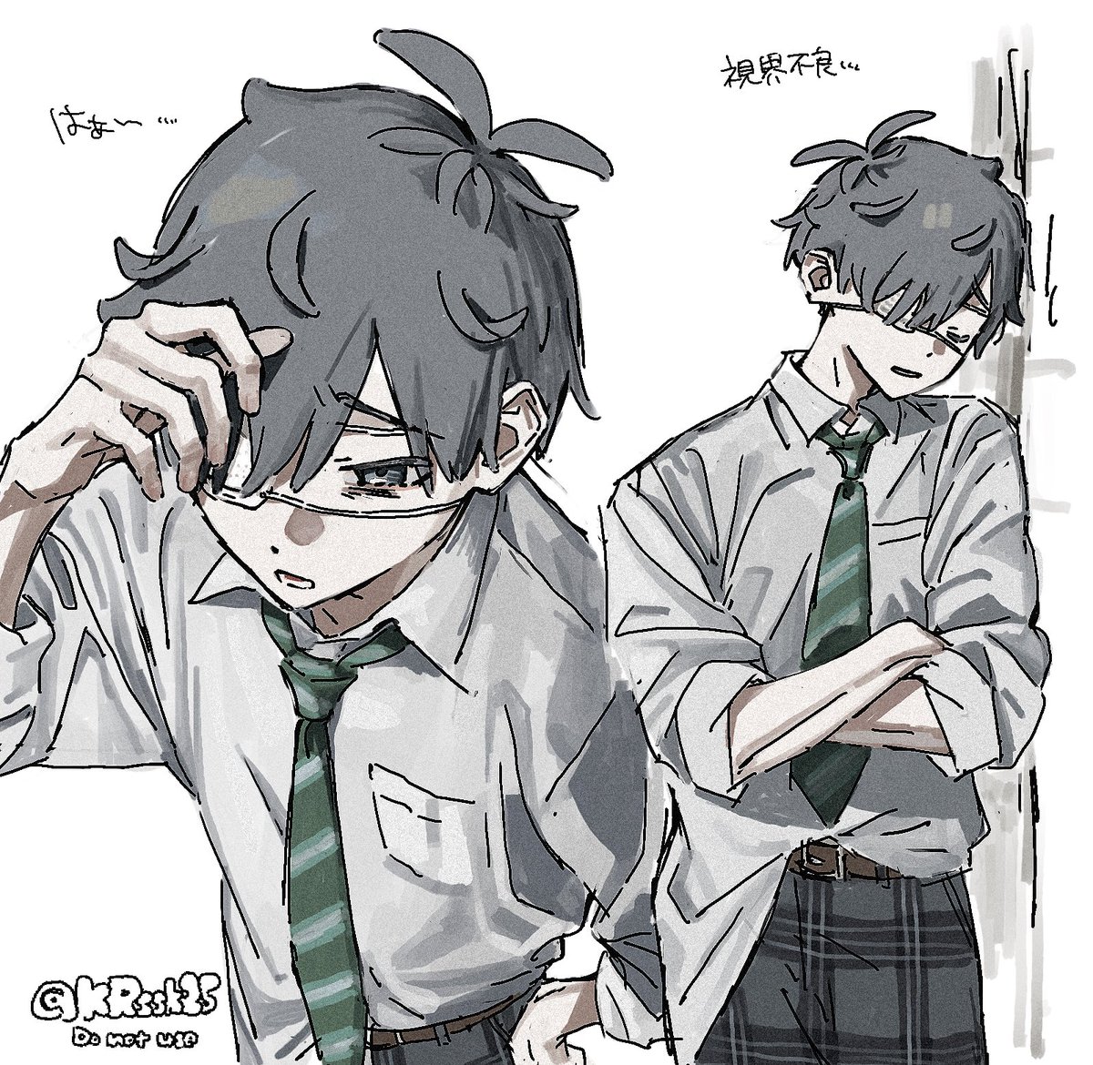KRssk25's tweet photo. 眼帯肇に思いを馳せる https://t.co/rMnbA2zA1y
