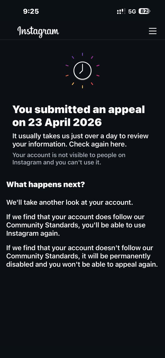 SHIVAMS44's tweet photo. Hey @Instagram @Meta, my account (shivpratap._.singh) was permanently disabled despite no violations. I’ve submitted ID &amp; video verification, but keep getting automated rejections for "account integrity." This is a mistake. Please manually review &amp; restore my account. #Instagram https://t.co/Uqx78jpOoA