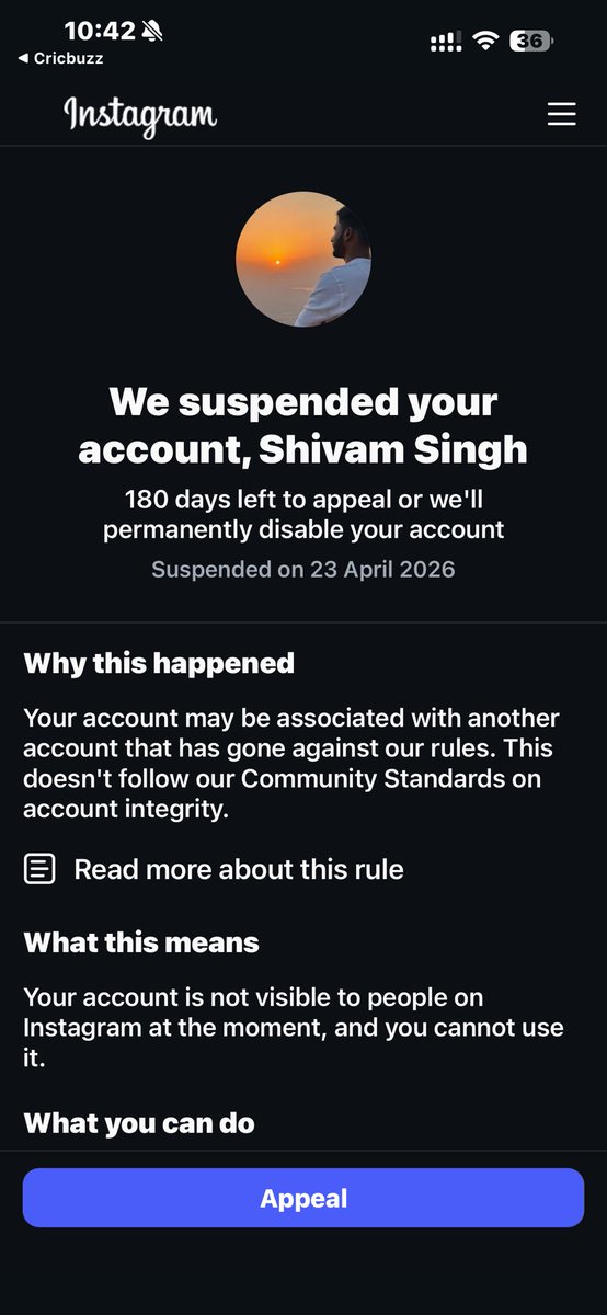 SHIVAMS44's tweet photo. Hey @Instagram @Meta, my account (shivpratap._.singh) was permanently disabled despite no violations. I’ve submitted ID &amp; video verification, but keep getting automated rejections for "account integrity." This is a mistake. Please manually review &amp; restore my account. #Instagram https://t.co/Uqx78jpOoA