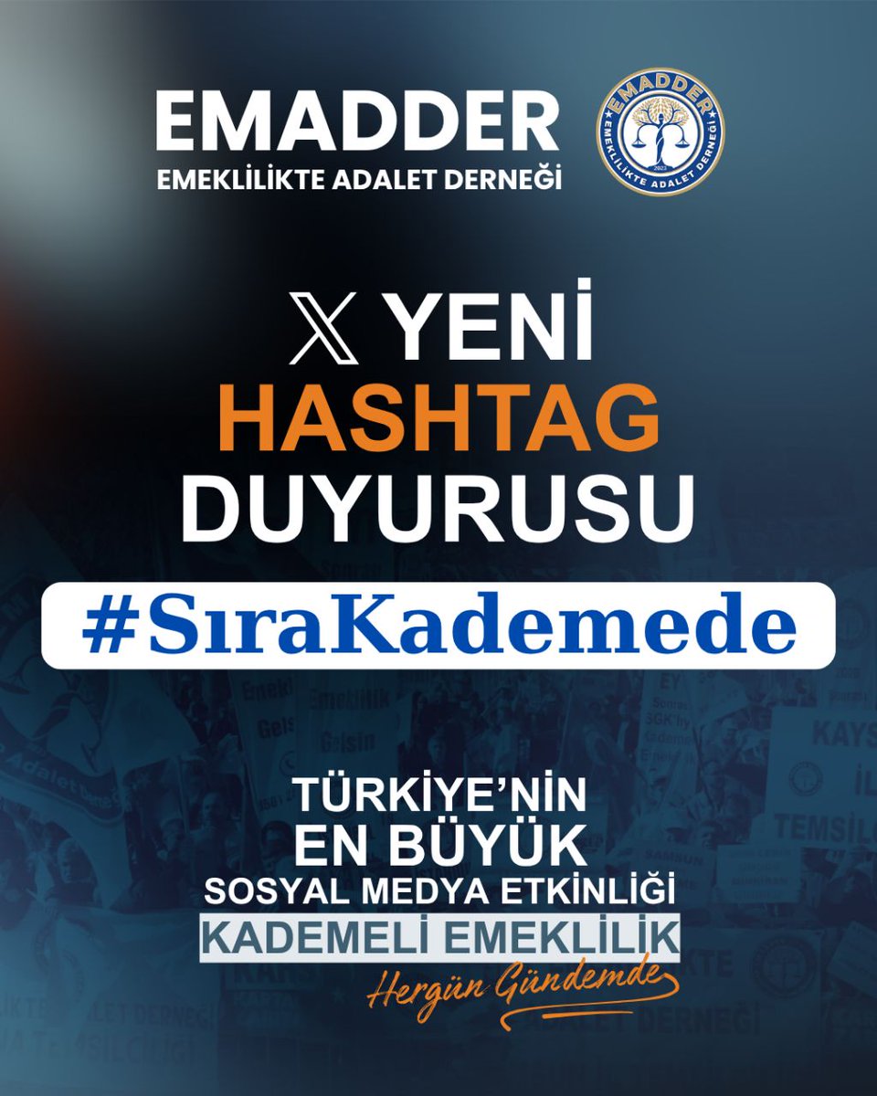 EMEKLİLİKTE ADALET DERNEĞİ ⚖️ tweet media