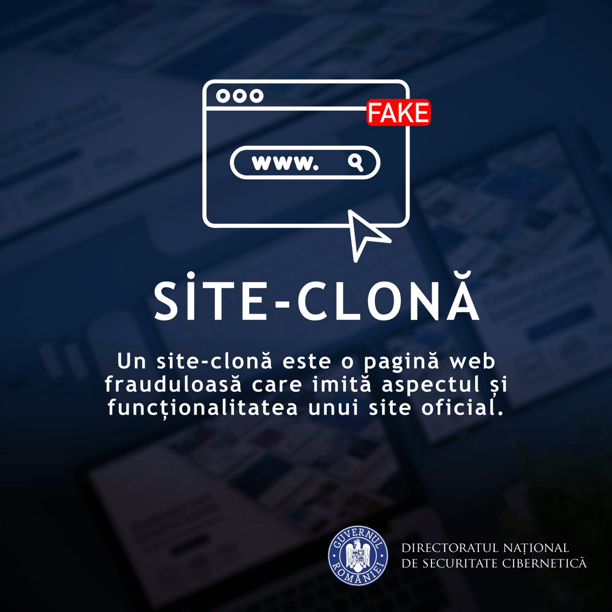 DNSC_RO's tweet image. 🚨 Atacatorii creează site-uri clonă care arată aproape identic cu cele reale. Diferențele sunt subtile:

O literă schimbată în adresa web
Un domeniu suspect (.net, .info)
Lipsa certificatului de securitate (https://)

🔐 Vigilența face diferența!

#DNSC #SigurantaOnline #Cyber