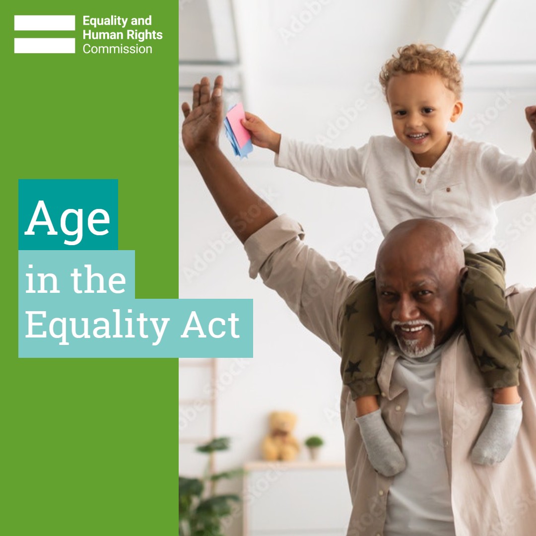 EHRC's tweet image. Age is a protected characteristic in the Equality Act.

It is unlawful to treat someone differently due to their #age, however the Equality Act also outlines some circumstances when being treated differently is lawful.   

Understand your rights: orlo.uk/53HGq