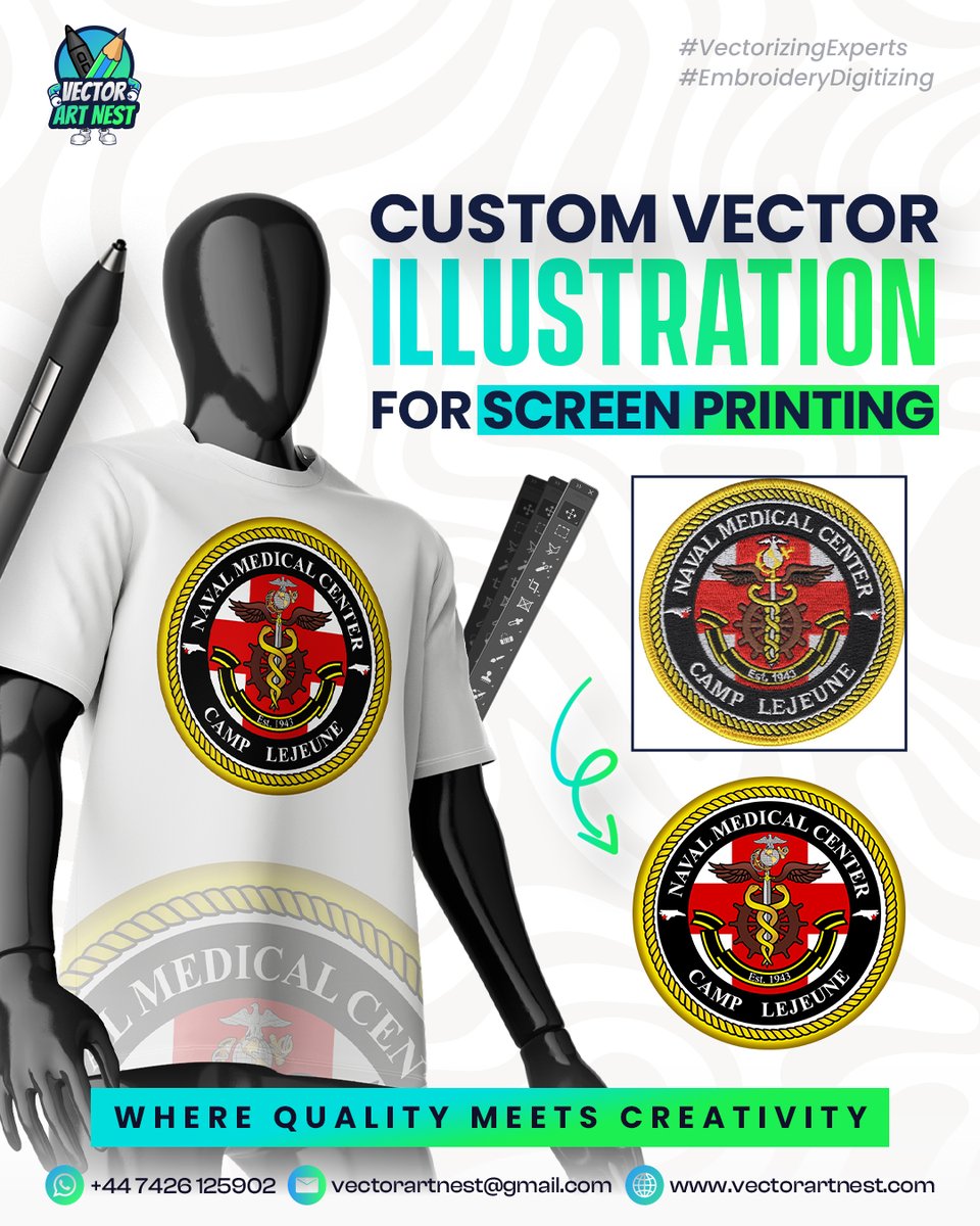 VectorArtNest's tweet image. 🎨 Custom Vector Illustration for Screen Printing, UV Print, DTF &amp;amp; DTG 👕🔥

Logos, patches &amp;amp; AI images into clean print-ready vector files.

DM now!

🌐 vectorartnest.com
📧 vectorartnest@gmail.com

#VectorDesign #ScreenPrinting #DTF #LogoDesign