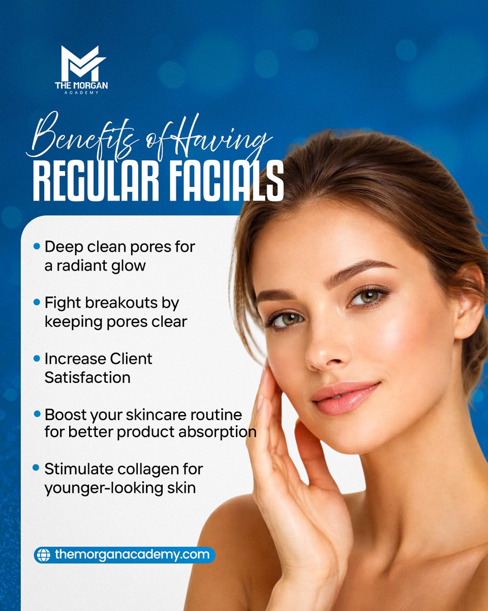 FionaMcKen79241's tweet image. BENEFITS OF HAVING REGULAR FACIALS ✨💆‍♀️

Invest in your skin—it reflects how you feel inside and out.

themorganacademy.com

#Facials #SkincareRoutine #HealthySkin #GlowUp #SelfCare #BeautyCare #SkinHealth #CollagenBoost #SkincareTips #WellnessBeauty