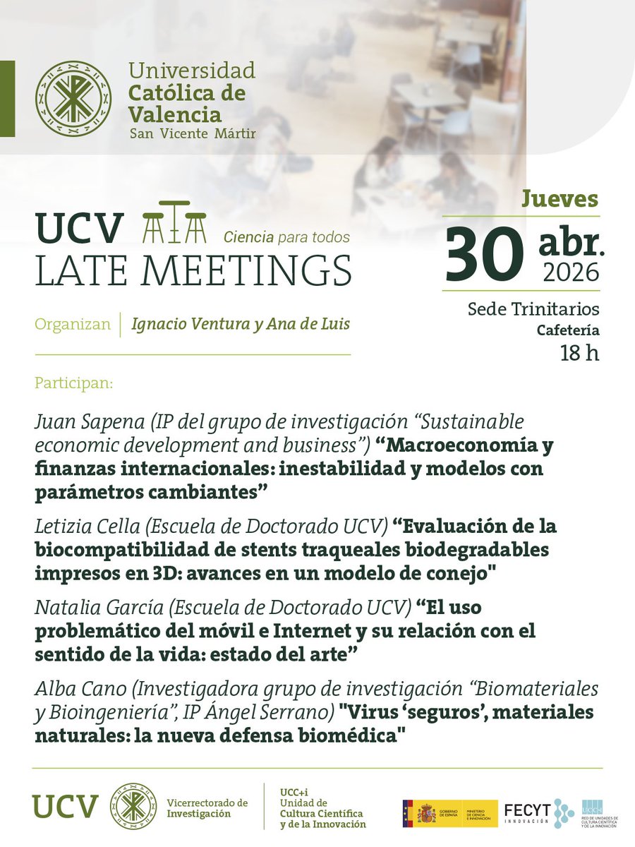 Universidad Católica de Valencia tweet media