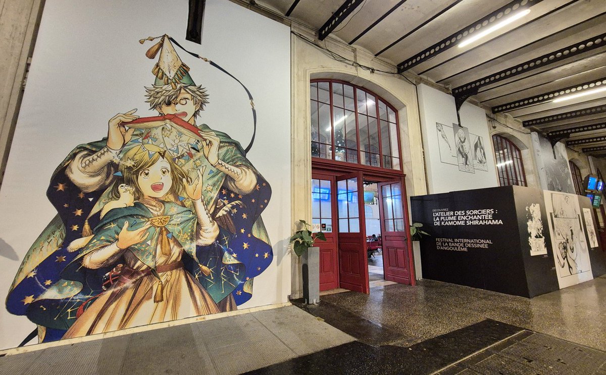 Fred_Syah's tweet photo. Le mangas tellement random qu'il a eu droit a dès visuels placardés partout à Austerlitz. Dont une expos était prévue sur paris (je crois que ça a été annulé). https://t.co/qT0t55Jl3q