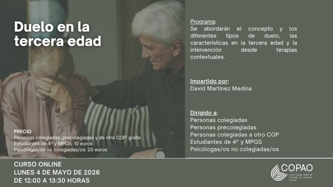 Colegio Oficial de Psicología Andalucía Oriental tweet media