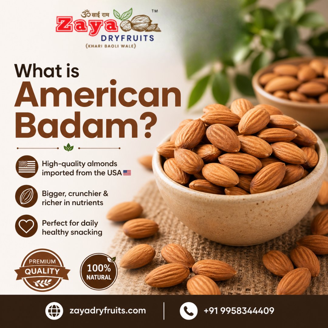 DryfruitsZaya's tweet image. 💪 Small Bite, Big Benefits!

Upgrade your daily nutrition with premium American Badam ✨
Crunchy, healthy, and packed with essential nutrients — the perfect snack for a stronger body &amp;amp; sharper mind.

🌐 zayadryfruits.com
📞 +91 9958344409

#AmericanBadam #HealthySnacking
