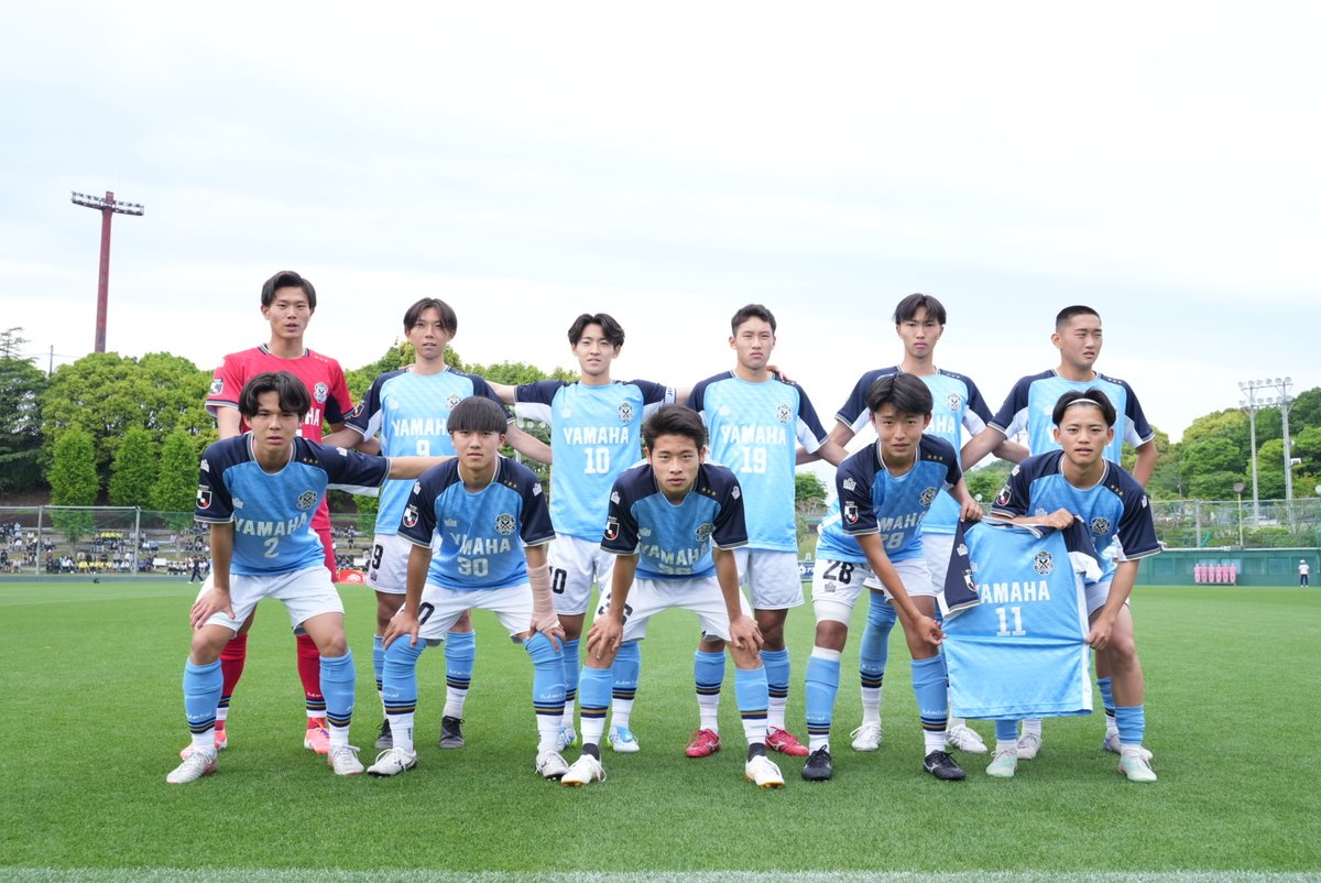 Jubilo_academy's tweet photo. ⚽️試合結果⚽️
#ジュビロ磐田U18

🏆高円宮杯JFA
      U-18サッカープレミアリーグ2026
      第5節

🗓️4月29日（水・祝）
🆚アビスパ福岡U-18
🗒️〇5-2
⚽️得点者: 藤本神之介、中谷桜太朗、服部公紀×2、西岡健斗

#ジュビロ磐田アカデミー https://t.co/pvsqfyQSci