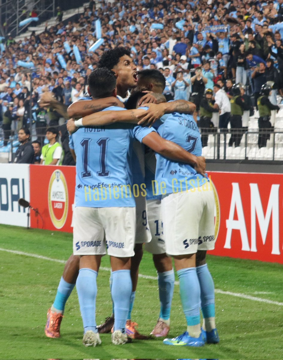 HablemosCristal's tweet photo. Y al igual que Cristiano, nosotros también lo seguiremos gritando. GOOOL! 💪🩵🙌 

#sportingcristal #fuerzacristal #copalibertadores #hablemosdecristal https://t.co/FpA1co52jg