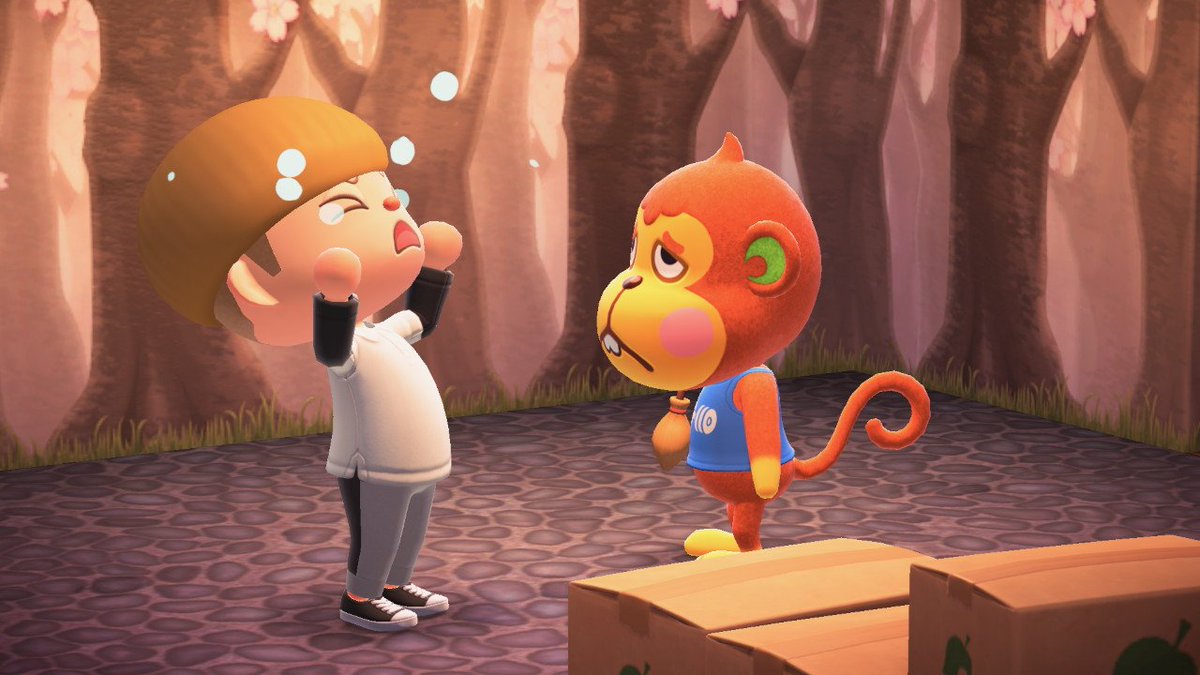 pisumama2022's tweet image. さすけさん　あらたな筋肉痛と出会えるといいね💪
いままでありがとう　さようなら👋👋👋
#どうぶつの森 　#AnimalCrossing
#ACNH
#NintendoSwich
#NintendoSwich2