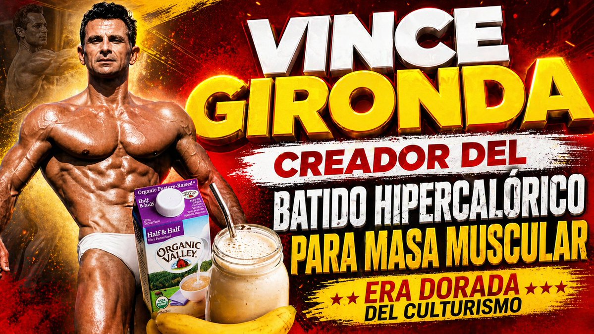 BATIDO Hipercalorico OLD-SCHOOL + Vince Gironda EL Creador + Mi Reacción 

youtu.be/YpI2B7fIAsA?si…