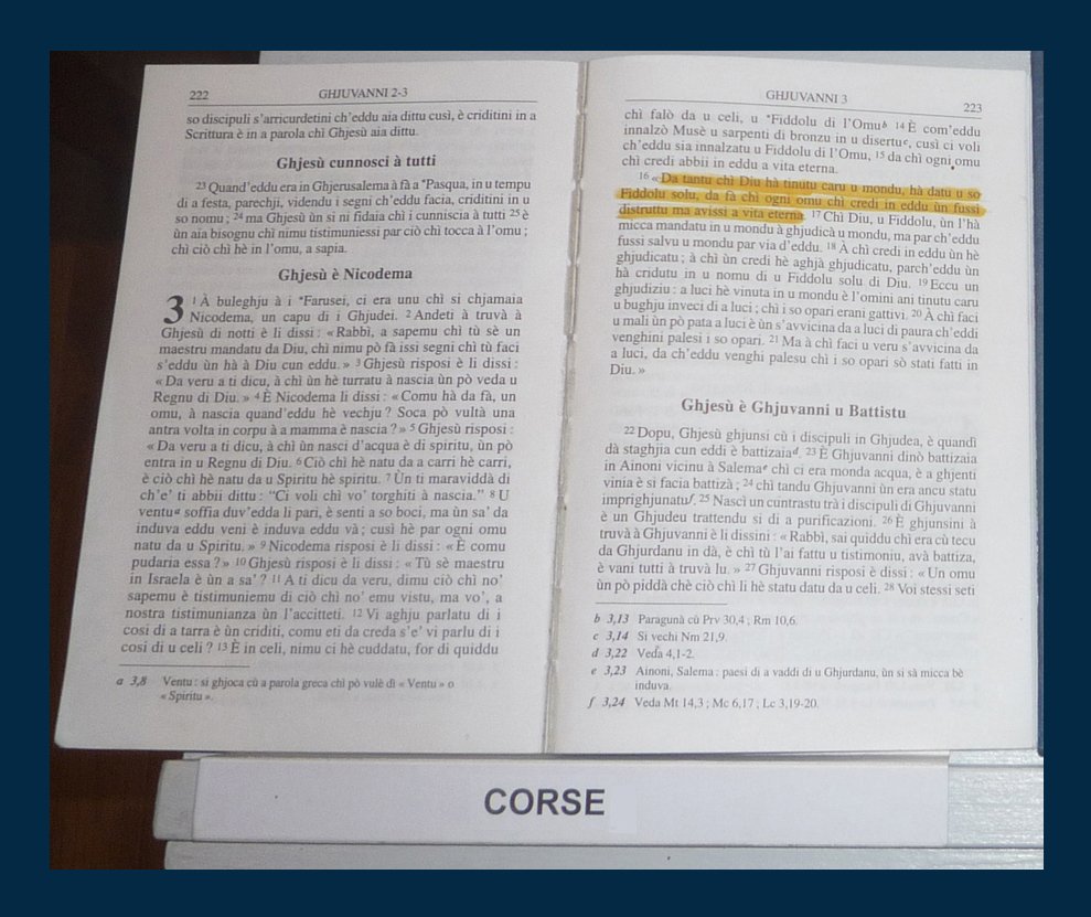 N 36 La bible Corse / Corse / Jean 3 16 / R+1*1 / ! 1 Place Benjamin Zix Petite France Strasbourg
elshaddaimetalblanc.com/articles-reper…