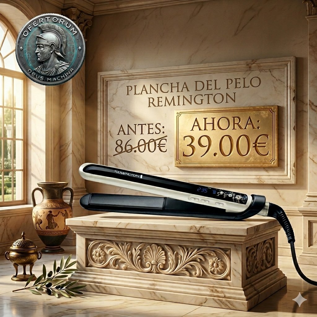 ofertorumweb's tweet image. 🏛️¡MELENA DE DIOSA ROMANA!🏛️
¡Ave!✋Domina tu melena con la Remington S9500 Pearl.
✅Cerámica Perla
✅Pantalla digital regulable (150-235°C)
✅Resultados impecables y duraderos
❌ Antes: 86,00€
🔥HOY: 39,00€
🔗 ofertorum.com/product/417313
#Ofertorum #Remington #PeloPerfecto #Chollo