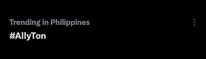 _Cinderella1997's tweet photo. Trending pa rin hahaha #allyton https://t.co/7NknEfUftq