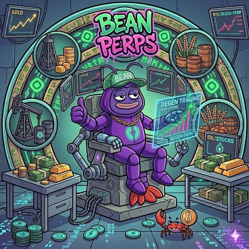 Bean_DEX's tweet photo. Monad is so back.

Trade the world on Bean Perps. Soon.
Oil.
Gold.
Stocks.
Cryptos.
Commodities. https://t.co/6799PHXHNS