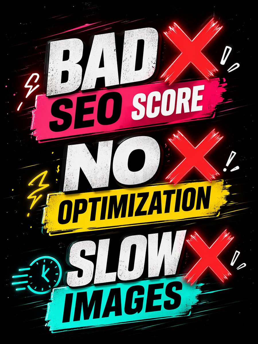 Homeric23's tweet photo. Most Shopify stores don’t have a traffic problem…
They have an SEO problem 🚫
Bad SEO looks like this:
❌ No keyword research
❌ Slow, unoptimized pages
❌ Duplicate product descriptions
❌ No meta titles/descriptions
❌ Ignoring mobile optimization
Result? No visibility. https://t.co/JKk6YVOkrQ