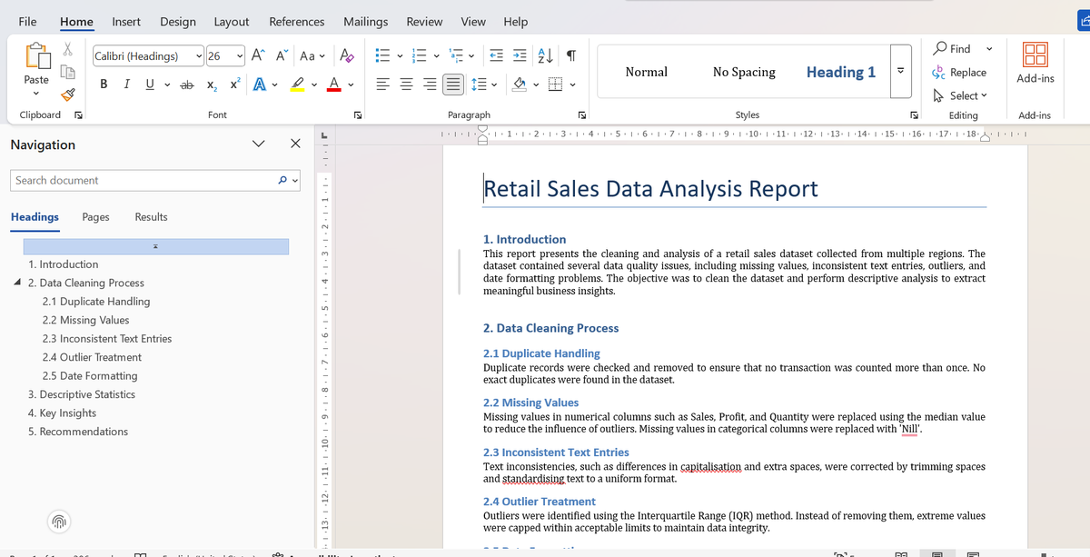 🚀 #TechcrushOneMonthRecap
7 weeks into Data Analytics: learning Statistics, Excel, Data Cleaning, Power Query, &amp; SQL basics. I cleaned a retail dataset &amp; conducted a descriptive analysis for an assignment. I'm making mistakes but committed to learning.
#techcrush
#BuildInPublic