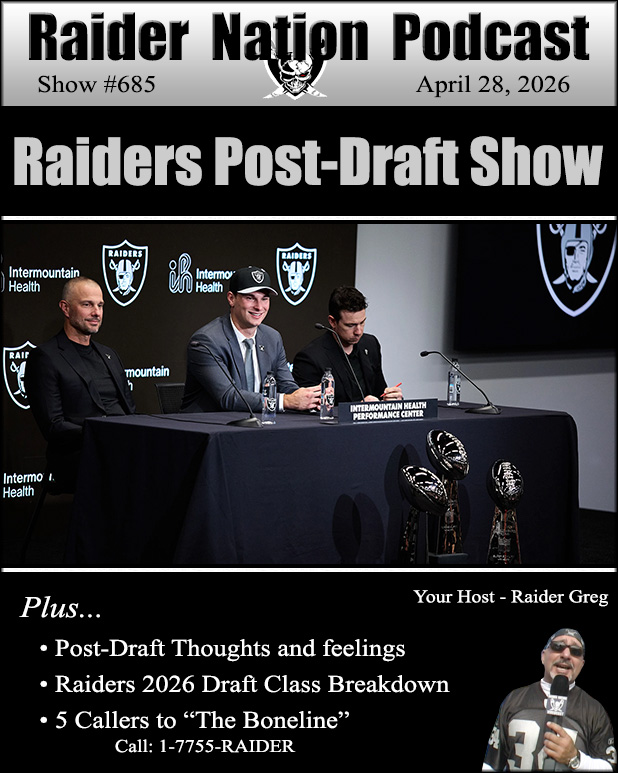 RNationPodcast's tweet image. Raider Nation Podcast - Show #685 raidernationpodcast.com/podcasts/RNP-S… #raiders #raidernation #lasvegasraiders
