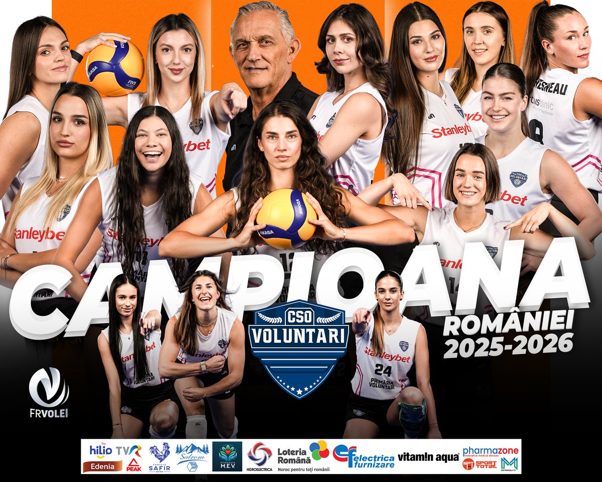FRVolei's tweet photo. Who's the #champion? quod erat demonstrandum😃 Congrats CSO VOLUNTARI! #CEV #volleyballgirls https://t.co/mqeIFoHv3l