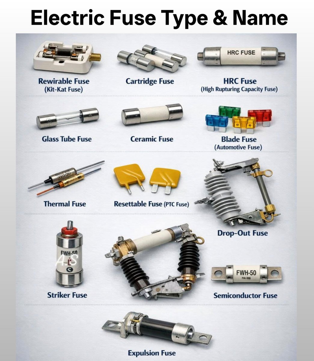 imdad5683's tweet image. Electric Fuse Type And Name #electrician #photography
