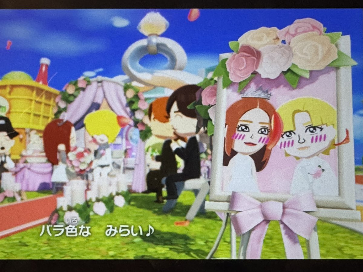 KIExGAME's tweet photo. めるると志尊淳くん結婚した💍.*･ﾟ

#トモダチコレクション #トモコレ https://t.co/yaoKAahcEq