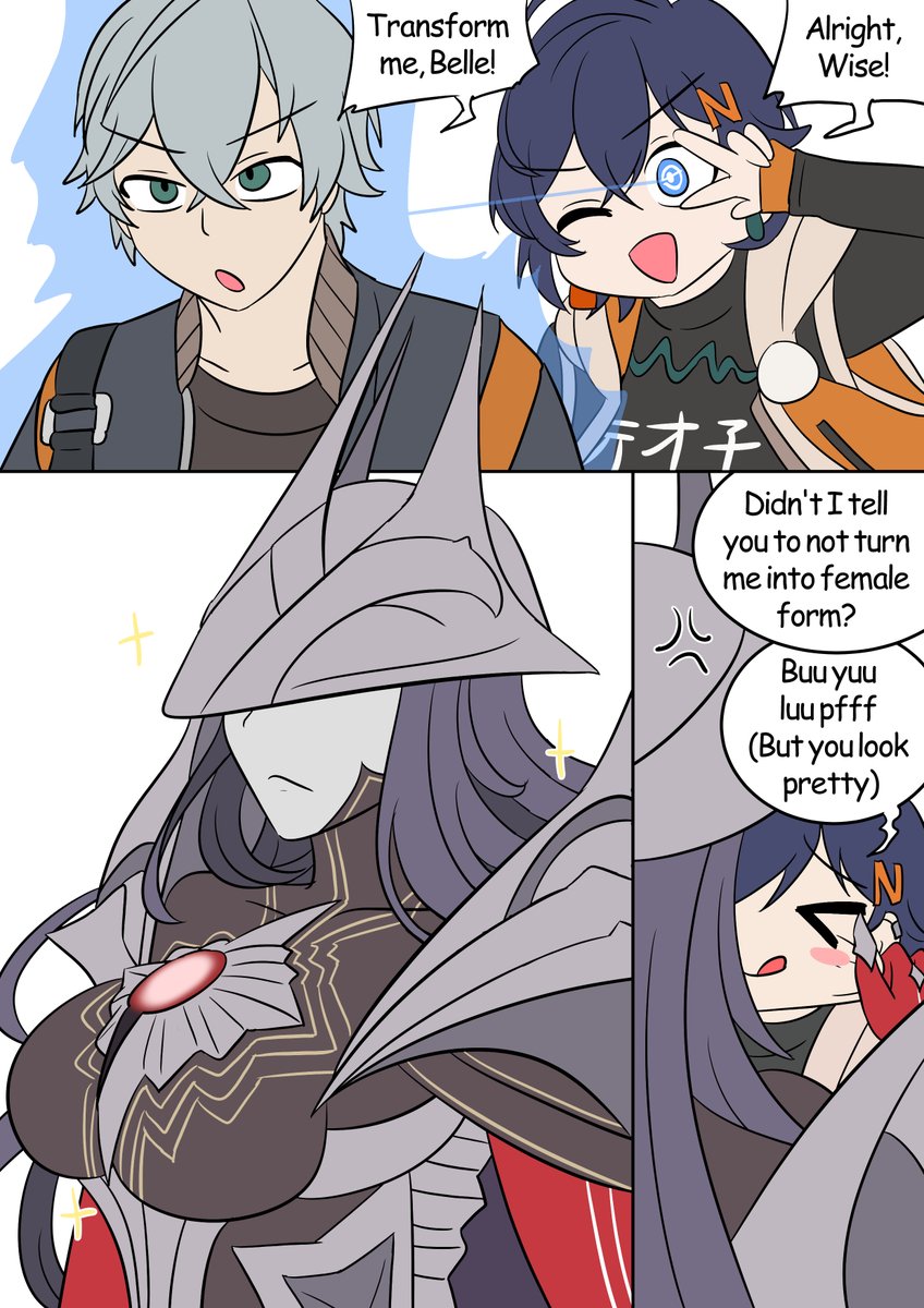 I thought one of them transformed