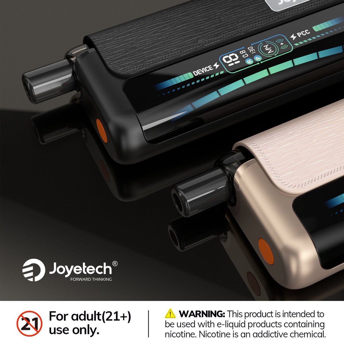 JoyetechClub's tweet image. The curved screen on the eRoll Slim Pro adds a premium touch while keeping everything easy to read at a glance.

Warning: This product may contain nicotine. Nicotine is an addictive chemical. Our products are restricted to adults 21+ only.

#eRollSlimPro #curved #PCC #joyetech