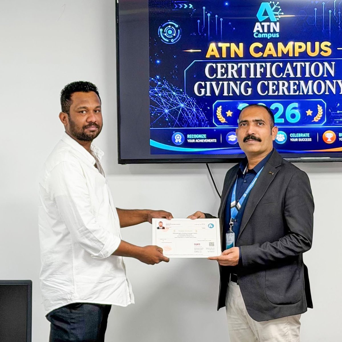 saeed_sdk's tweet image. Celebrating milestones at ATN Campus! 📷
We are thrilled to share a glimpse of our recent Certification Giving Ceremony, 
#ATNCampus #education #certification #success #DubaiLearning #ProfessionalDevelopment #growthmindset #technews #CCNA #CCNP #ceh #cybersecurity