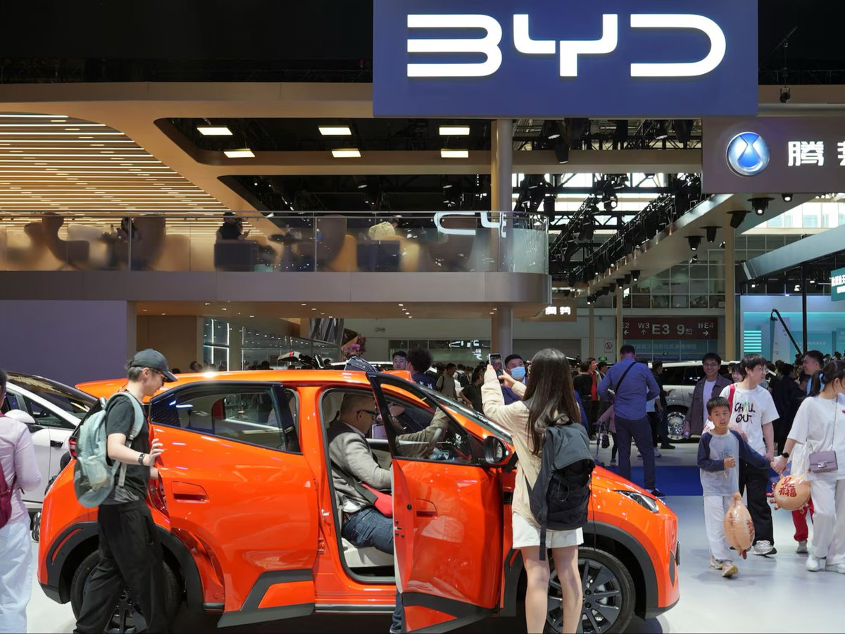 For the average price of a car in the US you can buy 5 new Chinese electric cars.

The Beijing Auto Show that opened this week is a showcase for how hyper competition in China has driven car prices in the world's largest car market to ​a fraction of the level in the second - the