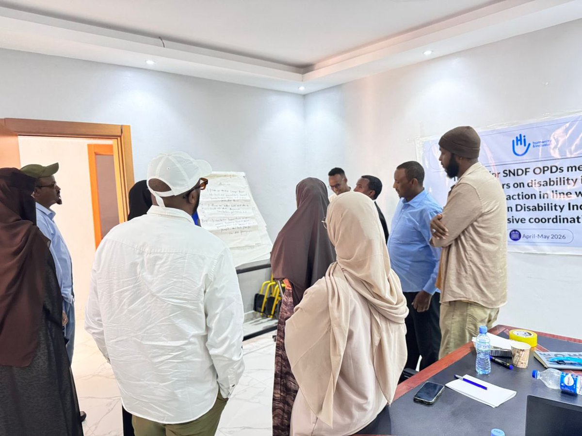 SaeedSanweyne's tweet image. Engaging with SNDF and partners to strengthen disability inclusion and coordination in humanitarian work.

From standards to implementation.

#Naafokaal #SNDF #Inclusion #Somaliland