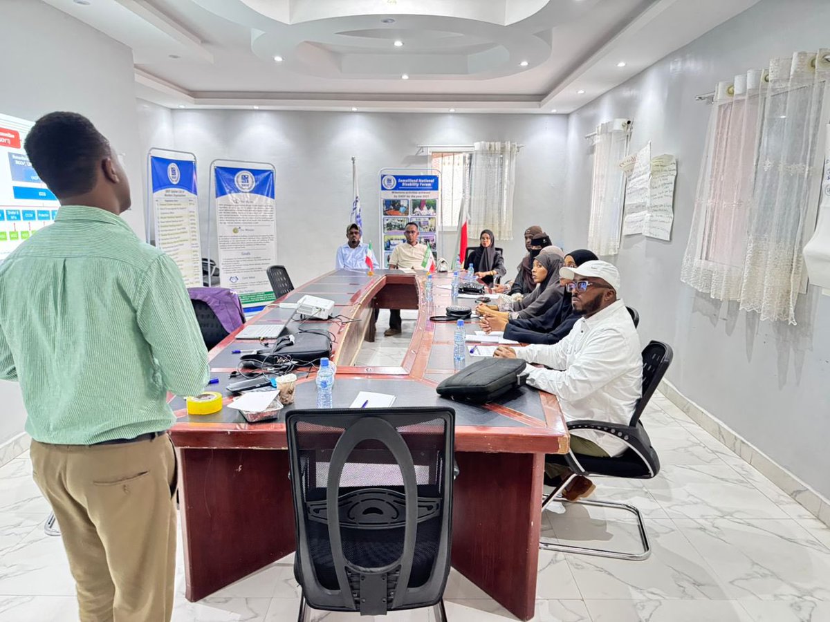 SaeedSanweyne's tweet image. Engaging with SNDF and partners to strengthen disability inclusion and coordination in humanitarian work.

From standards to implementation.

#Naafokaal #SNDF #Inclusion #Somaliland